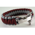 Outdoor Packwood Survival Bracelet with adjustable buckle